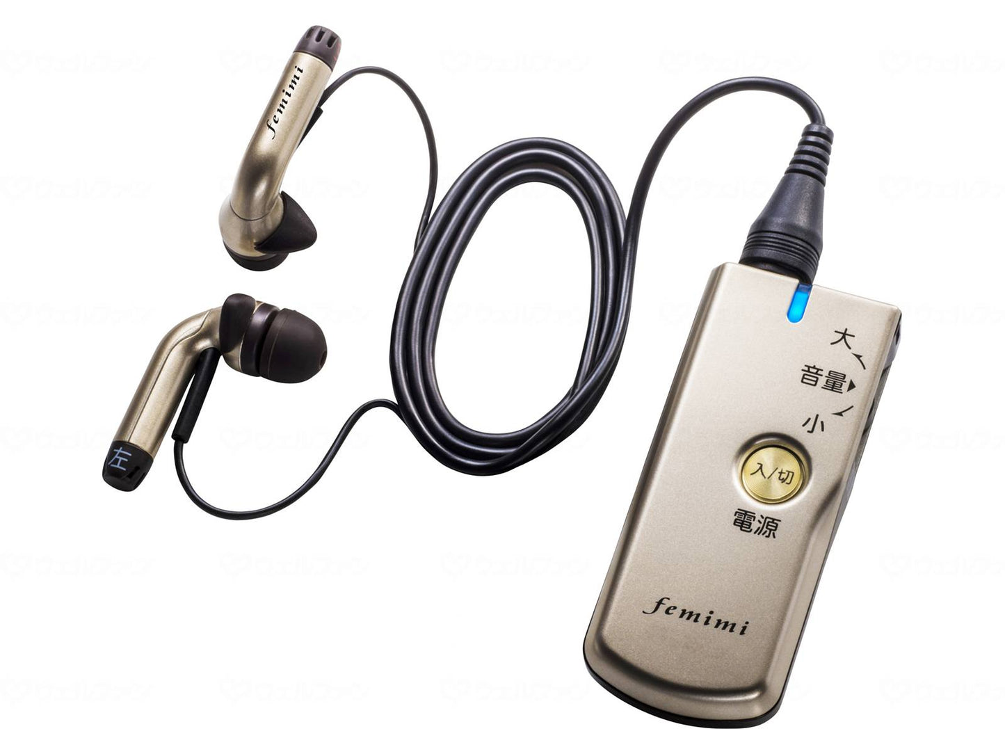 Otomoa Pocket Type Sound Collector FemiMi Champagne Gold