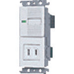 Panasonic 와이드 21 매립 스위치 콘센트 세트 WTF10016W 1개