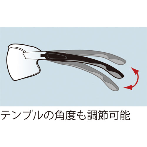 Midori Anzen Two-Lens Protective Glasses MP-822 Green MP-822-GN 1 pc