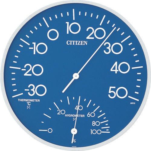시티즌 온습도계 블루 φ300*39 9CZ056-004 1개