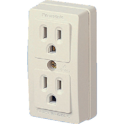 Panasonic Grounded Double Outlet (with Sending Terminal) WK3004W 1 pc