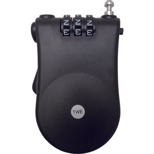 WAKI リールワイヤーロック TW−913 ブラック TW-913 1 個