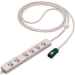 Panasonic Harness OA Tap Grounding Prevention 3m 6-port Gray WFA6636HG 1 pc