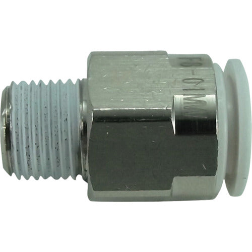 Chiyoda Five Male Connector W (White) 8mm R1/8 F8-01MW 1 pc