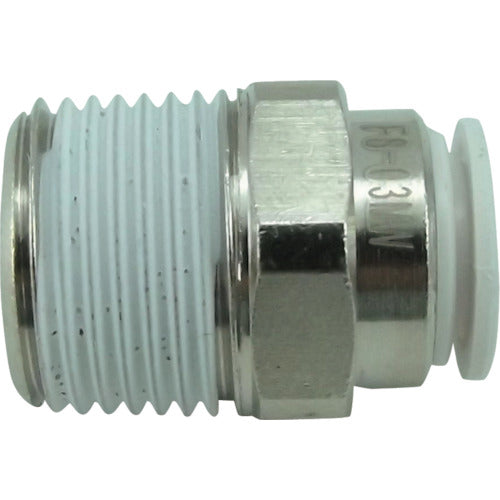 치요다 파이브 메일 커넥터 W(흰색) 8mm·R3/8 F8-03MW 1개