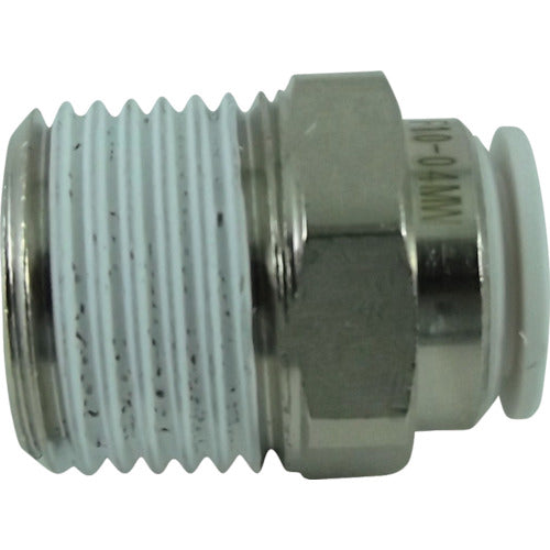 치요다 파이브 메일 커넥터 W(흰색) 10mm·R1/2 F10-04MW 1개