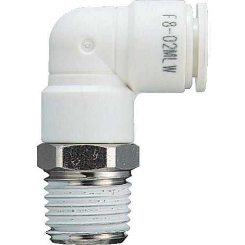 치요다 파이브 메일 엘보 W(흰색) 6mm·R1/4 F6-02MLW 1개