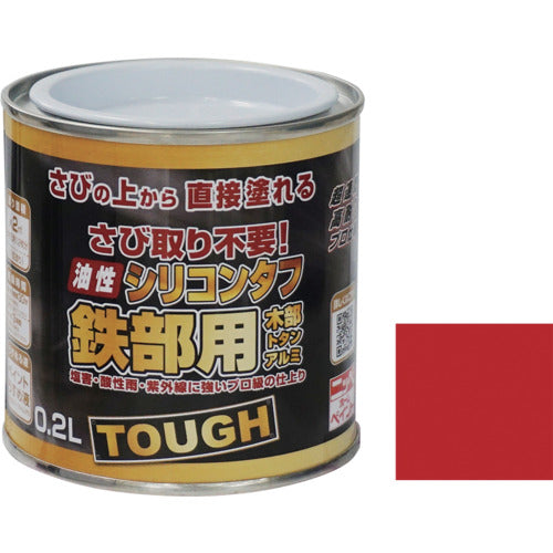 Nippe Oil-based Silicone Tough 0.2L Red HYS105-0.2 4976124218316 1 can