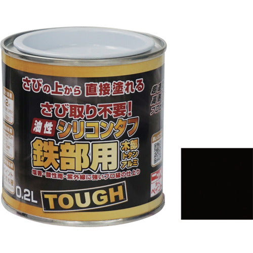 Nippe Oil-based Silicone Tough 0.2L Black HYS115-0.2 4976124219313 1 can