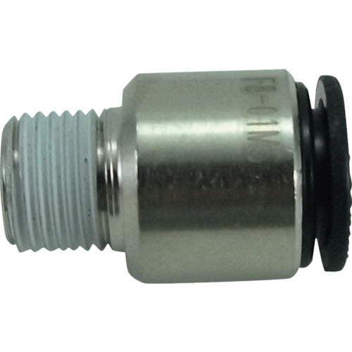 Chiyoda Tube Fitting Five Hexagonal Socket Male Connector 8mm R1/8 F8-01MS 1 pc