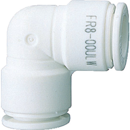 チヨダ チューブ継手 ファイブユニオンエルボ W(白) 8mm FR8-00ULW 1 個