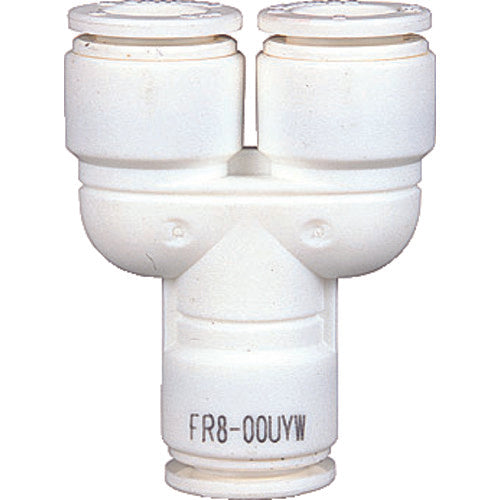 Chiyoda Tube Fitting Five Union Y (White) 8mm FR8-00UYW 1 pc