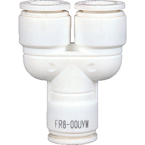 치요다 튜브 피팅 파이브 유니온 와이 W(흰색) 12mm FR12-00UYW 1개