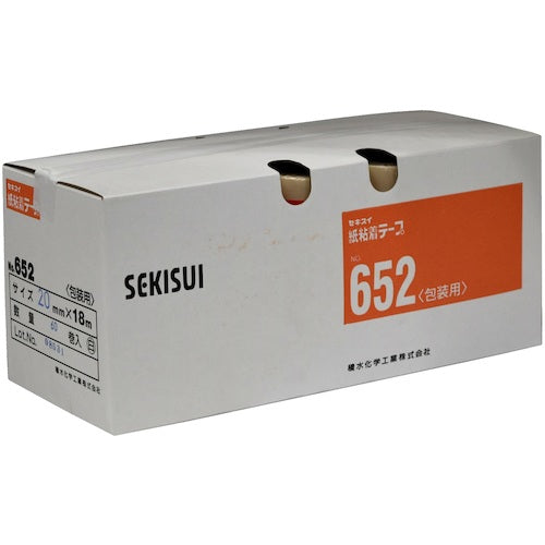 세키스이 종이 접착 테이프 #652 20X18 K652X04 1권