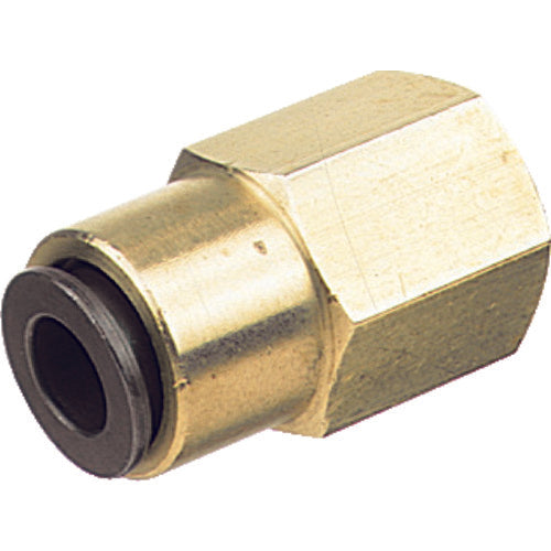 치요다 후지피메일 커넥터(금속) 6mm・Rc1/8 6-01F 1개