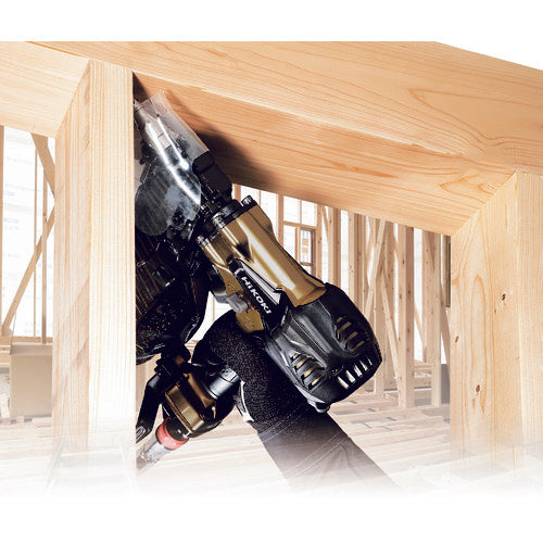 HiKOKI 高圧ロール釘打機 65mmハイゴールド パワー切替機構付 NV65HR2-S 1 台