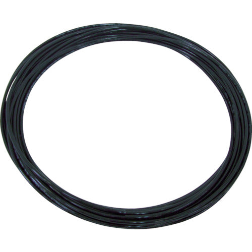 チヨダ ポリウレタンチューブ TPタッチチューブ 外径12×内径8mm/全長20m 黒 黒 TP-12X8.0-20 1 巻