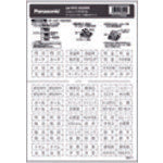 Panasonic Cosmo Series Name Card (White) WVC8322WK 1 piece