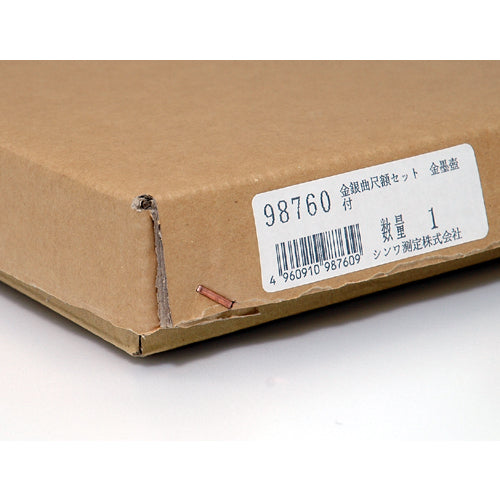 Shinwa Gold and Silver Curved Scale Frame Set 98760 1 piece