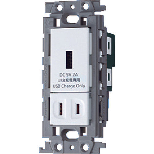 Panasonic Wide 21 Built-in USB Charging Outlet WTF14714W 1 pc