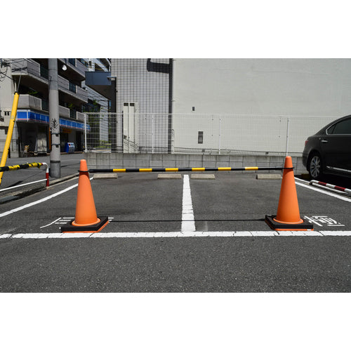 TRUSCO Aluminum Guard Bar Yellow Black Length 2m TGBAL-YB20 1 piece