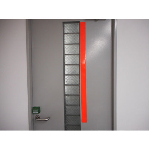 Nitto Elmate Prism Reflective Magnet Sheet 50mm x 1m Fluorescent Orange PHMG-50OR 1 Roll