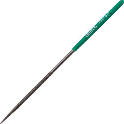 TRUSCO CBNヤスリ 精密用 5本組 丸 CBNS-5-M 1 本