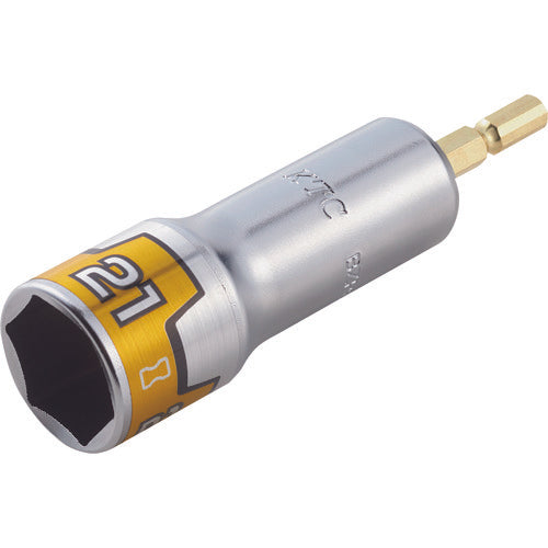 KTC Impact Driver Socket Bit, Impregnable, 21mm, BZP63-21, 1 pc