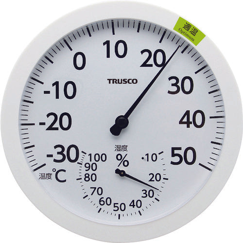TRUSCO Analog Thermo-Hygrometer AT-160 1 unit