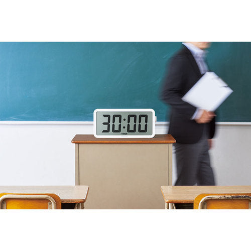 KING JIM 자라지 타이머-클록 백 배터리 수명 약 1년 DTC-001W 1개