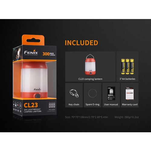 FENIX LED 랜턴 CL23 레드 CL23RED 1개