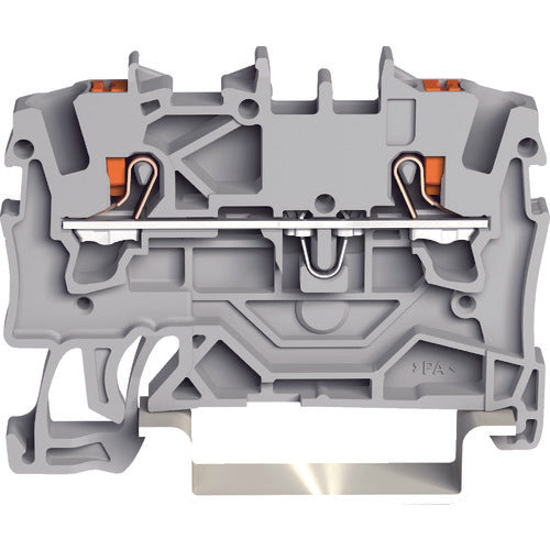 WAGO Push Button Operation Type Spring Type Junction Terminal Block 2201 Series for 2-Wire Type 2201-1201-PK 1 Piece