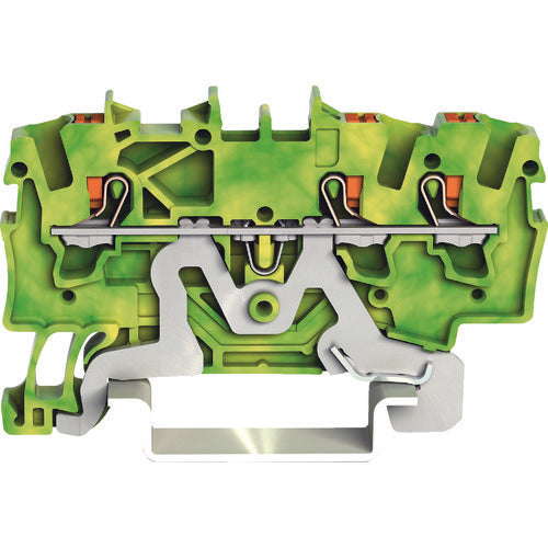 WAGO Push Button Operation Type Spring Type Earth Terminal Block 2201 Series 3-Wire Type 2201-1307-PK 1 Piece