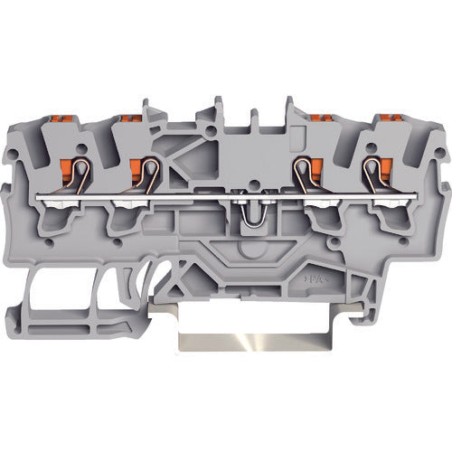 WAGO Push Button Operation Type Spring Type Junction Terminal Block 2201 Series 4-Wire Type 2201-1401-PK 1 Piece