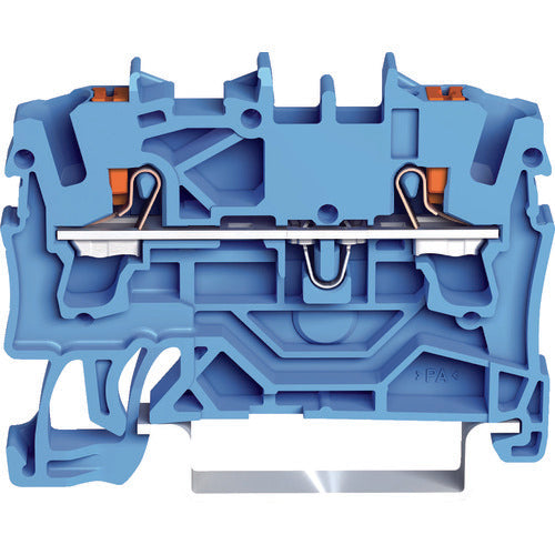 WAGO Push Button Operation Type Spring Type Junction Terminal Block 2202 Series 2-Wire Type 2202-1204-PK 1 Piece