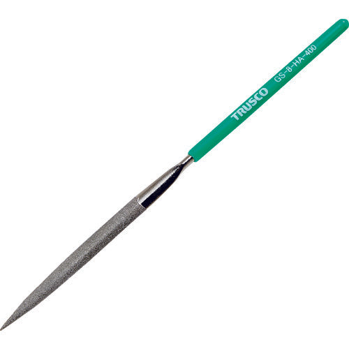 TRUSCO ダイヤモンドヤスリ 精密用#400 半丸 1本入 全長180mm(8本組サイズ) GS-8-HA-400 1 本