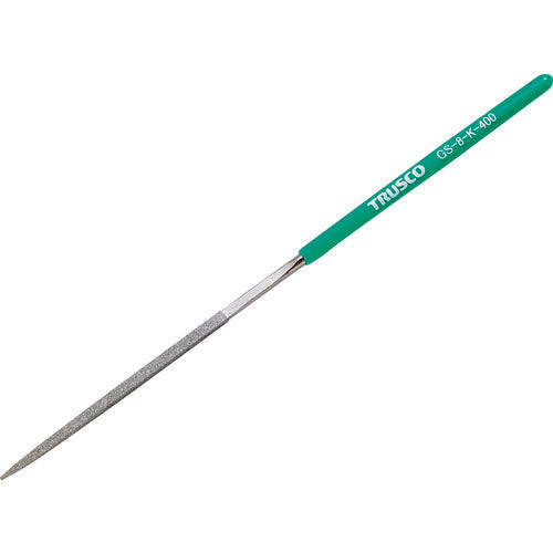 TRUSCO Diamond File, Precision #400, Square, 1 piece, Total length 180 mm (8 piece set size) GS-8-K-400 1 piece