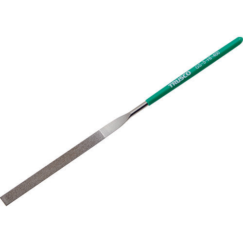 TRUSCO Diamond File, Precision #400, Flat, 1 piece, Total length 140 mm (10 piece set) GS-10-HI-400 1 piece