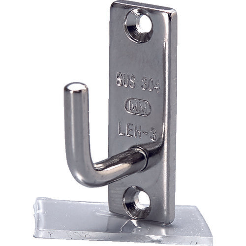 TRUSCO ステンレスロングアイフック 3mm (1個=1袋) TLEH-3 1 個