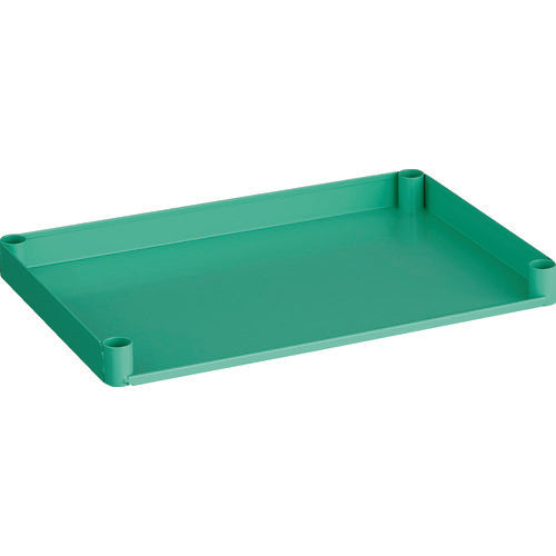 TRUSCO Steel Cart Three-Sided Shelf for Tool Carts and Phoenix Carts W600 x D400 Young Green PEW-64HT-YG 1 Piece