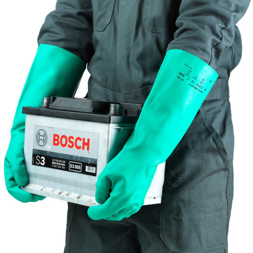 アンセル 耐油・耐薬品ニトリル厚手手袋 アルファテック ソルベックス 37−165 Mサイズ 37-165-8 1 双