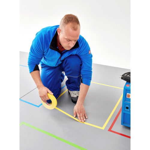 TESA Repair Cloth Tape Fluorescent Yellow 25mm x 25m 4671-25-25-FY 1 Roll