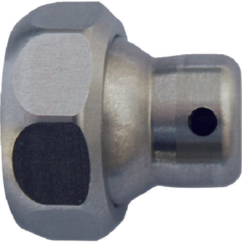 Hiltline 90° round nozzle for stainless steel coolant hose (1/4 hose system) Φ2.0 x 1 hole (with adjustment nut) 1DU-90-1 1 piece
