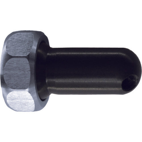 Hiltline 30° resin round nozzle for stainless steel coolant hose (1/4 hose system) Φ3.0 x 1 hole (with adjustment nut) KU-1DU-30 1 piece