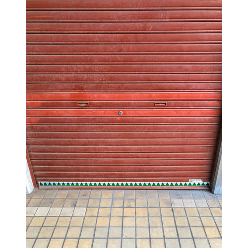 TRUSCO 【売切廃番】ギザギザクロステープ 50mm×25m 白緑 GZC-5025WG 1 巻