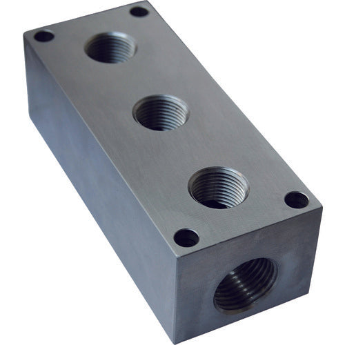 힐트 라인 스테인리스제 쿨런트 호스(1/2 호스 시스템)용 매니폴드 블록 38 VB-3-38 1개