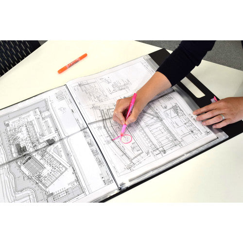 TRUSCO 書き込みができる図面ファイル(キャリングタイプ) TKKZM-A3 1 個