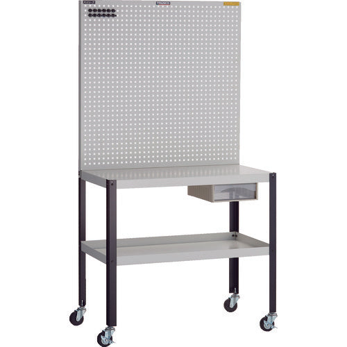 TRUSCO ライトパンチングパネル パネリーナ W900 テーブル 引出し付 キャスター付 TUR-33DC 1 台
