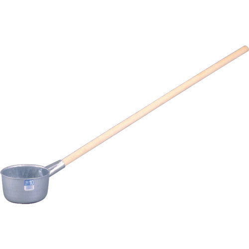 HISIES Galvanized Steel Ladle #10 with Wooden Handle TBS-10M 1 pc