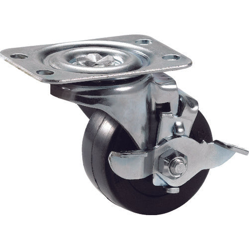 SAMSONG Polyurethane Caster with Swivel Stopper PU Wheel 50mm TP4520-01-PLY-TLB 1 pc